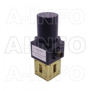 112WDESMD WR112 Rectangular Waveguide DPDT Latching Switch 7.05-10GHz E plane with four Rectangular Waveguide Interfaces