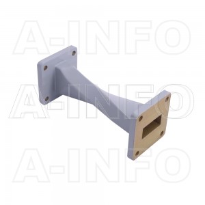 112WTA-120 WR112 Rectangular Twist Waveguide 7.05-10GHz with Two Rectangular Waveguide Interfaces