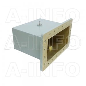 1150WCAS Right Angle Rectangular Waveguide to Coaxial Adapter 0.64-0.96GHz WR1150 to SMA Female