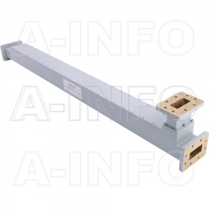 137WC-50 WR137 Waveguide High Directional Coupler WC-XX Type E-Plane Bend 5.85-8.2GHz 50dB Coupling with Three Rectangular Waveguide Interfaces 