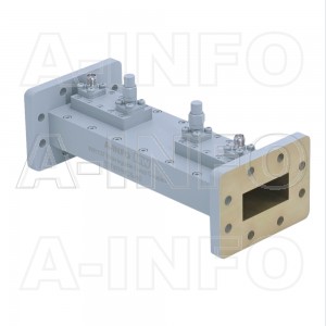 137WHHCS-40 WR137 Waveguide Loop Coupler WHHCx-XX Type 5.85-8.2GHz 40dB Coupling SMA Female 