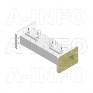 137WHHCSM-40 WR137 Waveguide Loop Coupler WHHCx-XX Type 5.85-8.2GHz 40dB Coupling SMA Male 