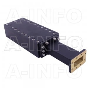 137WMPL200_EP WR137 Waveguide Medium Power Load 5.85-8.2GHz with Rectangular Waveguide Interface