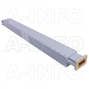 137WPFA25-3 WR137 Waveguide Low-Medium Power Precision Fixed Attenuator 5.85-8.2GHz with Two Rectangular Waveguide Interfaces