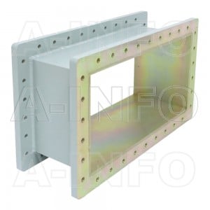 1500WAL-200 WR1500 Rectangular Straight Waveguide 0.49-0.75GHz with Two Rectangular Waveguide Interfaces
