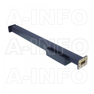 159WPFA625-30 WR159 Waveguide Medium Power Precision Fixed Attenuator 4.9-7.05GHz with Two Rectangular Waveguide Interfaces
