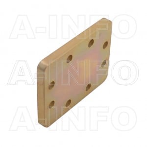159WS WR159 Waveguide Short Plates 4.9-7.05GHz with Rectangular Waveguide Interface