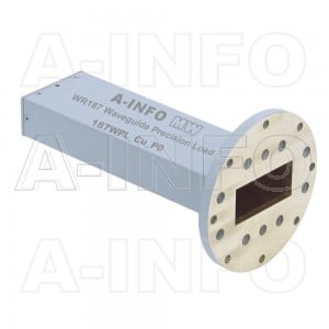 187WPL_Cu_P0 WR187 Waveguide Precisoin Load 3.95-5.85GHz with Rectangular Waveguide Interface