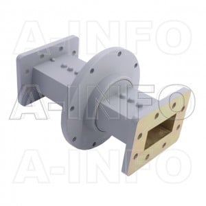 187WRJI-06A WR187 I-Type Single Channel Waveguide Rotary Joint 4.4-4.6GHz with Two Rectangular Waveguide Interfaces