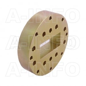 187WSPA14_P0 WR187 Wavelength 1/4 Spacer(Shim) 3.95-5.85GHz with Rectangular Waveguide Interfaces