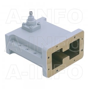 200DRWCAS Right Angle Double Ridge Waveguide to Coaxial Adapter 2-4.8GHz WRD200 to SMA Female
