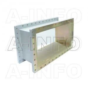 2100WSPA14 WR2100 Wavelength 1/4 Spacer(Shim) 0.35-0.53GHz with Rectangular Waveguide Interfaces