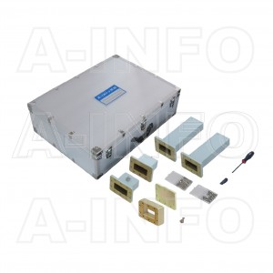 284CLKA2-SRFEF_DP WR284 Standard CLKA2 Series Waveguide Calibration Kits 2.6-3.95GHz with Rectangular Waveguide Interface