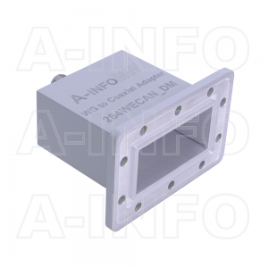284WECAN_DM Endlaunch Rectangular Waveguide to Coaxial Adapter 2.6-3.95GHz WR284 to N Type Female