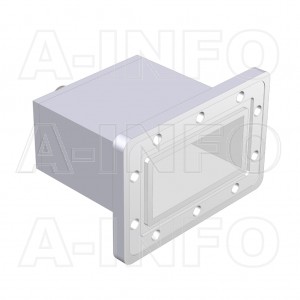 284WECAN_DM Endlaunch Rectangular Waveguide to Coaxial Adapter 2.6-3.95GHz WR284 to N Type Female