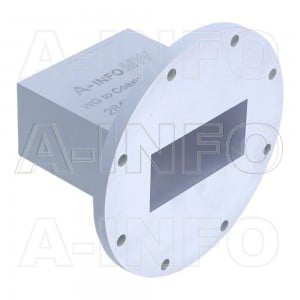 284WECAS_AP Endlaunch Rectangular Waveguide to Coaxial Adapter 2.6-3.95GHz WR284 to SMA Female