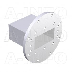 284WECAS_P0 Endlaunch Rectangular Waveguide to Coaxial Adapter 2.6-3.95GHz WR284 to SMA Female