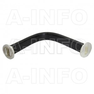 284WF-1000_APAE WR284 Flexible Waveguide 2.6-3.95GHz with Two Rectangular Waveguide Interfaces 