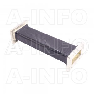 284WF-300 WR284 Flexible Waveguide 2.6-3.95GHz with Two Rectangular Waveguide Interfaces 