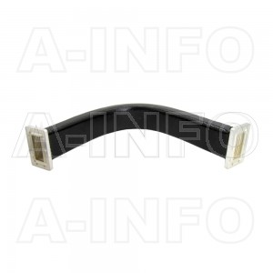 284WF-750_DMDM WR284 Flexible Waveguide 2.6-3.95GHz with Two Rectangular Waveguide Interfaces 