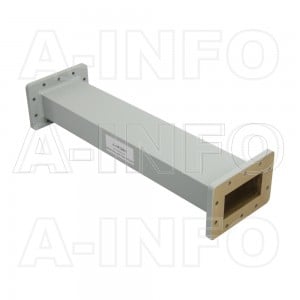 284WFA-10 WR284 General Purpose Waveguide Fixed Attenuator 2.6-3.95GHz with Two Rectangular Waveguide Interfaces