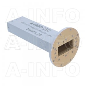 284WPL_PB WR284 Waveguide Precisoin Load 2.6-3.95GHz with Rectangular Waveguide Interface