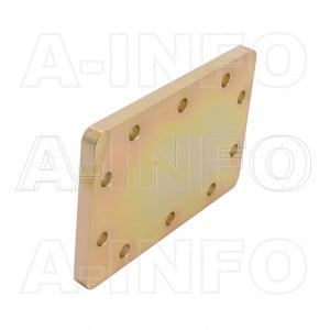 284WS WR284 Waveguide Short Plates 2.6-3.95GHz with Rectangular Waveguide Interface