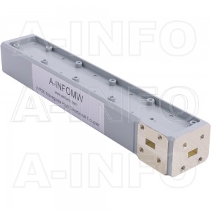 28WCHB-3_Cu WR28 Waveguide High Directional Coupler WCHB-XX Type H-Plane Bend 26.5-40GHz 3dB Coupling with Three Rectangular Waveguide Interfaces 
