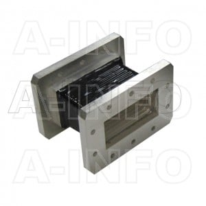 340WF-100 WR340 Flexible Waveguide 2.2-3.3GHz with Two Rectangular Waveguide Interfaces 