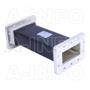 340WF-250 WR340 Flexible Waveguide 2.2-3.3GHz with Two Rectangular Waveguide Interfaces 