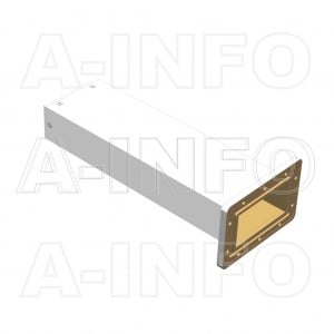 340WMPL60 WR340 Waveguide Low-Medium Power Load 2.2-3.3GHz with Rectangular Waveguide Interface