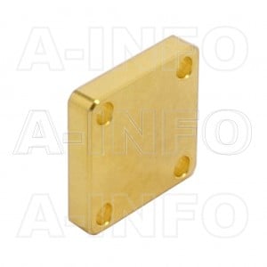 34WS_Cu WR34 Waveguide Short Plates 22-33GHz with Rectangular Waveguide Interface