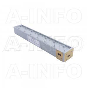 42WCHB-10 WR42 Waveguide High Directional Coupler WCHB-XX Type H-Plane Bend 18-26.5GHz 10dB Coupling with Three Rectangular Waveguide Interfaces 