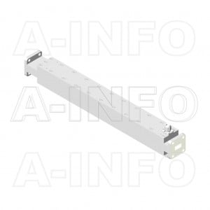 42WDC3.5M-40_Cu WR42 Waveguide High Directional Coupler WDCx-XX Type 18-26.5GHz 40dB Coupling 3.5mm Male 