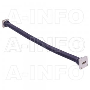 42WF-300 WR42 Flexible Waveguide 18-26.5GHz with Two Rectangular Waveguide Interfaces 