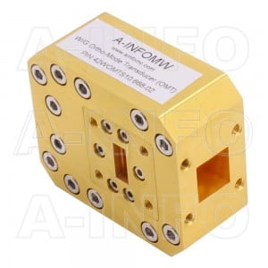 42WOMTS10.668-02 WR42 Waveguide Ortho-Mode Transducer(OMT) 18-26.5GHz 10.668mm(0.42inch) Square Waveguide Common Port