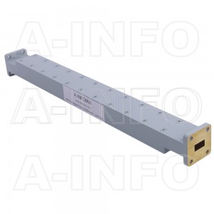 42WPFA-20_Cu WR42 Waveguide Low Power Precision Fixed Attenuator 18-26.5GHz with Two Rectangular Waveguide Interfaces