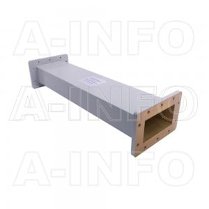 430WAL-500 WR430 Rectangular Straight Waveguide 1.7-2.6GHz with Two Rectangular Waveguide Interfaces