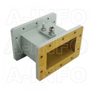 430WHCN-30 WR430 Waveguide Loop Coupler WHCx-XX Type 1.7-2.6GHz 30dB Coupling N Type Female 