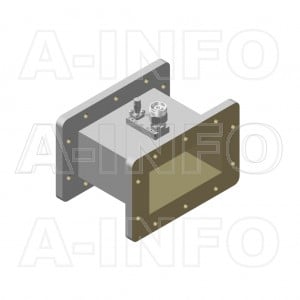 430WHCNM-50 WR430 Waveguide Loop Coupler WHCx-XX Type 1.7-2.6GHz 50dB Coupling N Type Male 
