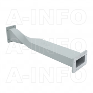 430WTA-800 WR430 Rectangular Twist Waveguide 1.7-2.6GHz with Two Rectangular Waveguide Interfaces