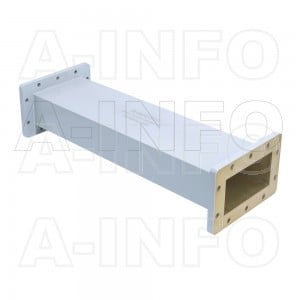510WAL-500 WR510 Rectangular Straight Waveguide 1.45-2.2GHz with Two Rectangular Waveguide Interfaces