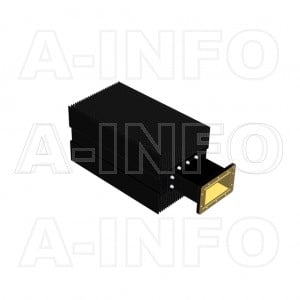 510WHPL5000_DM WR510 Waveguide High Power Load 1.45-2.2GHz with Rectangular Waveguide Interface