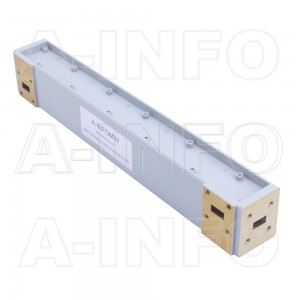 51WDXCHB-10 WR51 Waveguide High Directional Coupler WDXCHB-XX Type H-Plane Bend 15-22GHz 10dB Coupling with Four Rectangular Waveguide Interfaces 