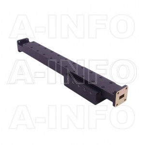 51WPFA100-30 WR51 Waveguide Medium Power Precision Fixed Attenuator 15-22GHz with Two Rectangular Waveguide Interfaces