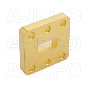 51WSPA14_Cu WR51 Wavelength 1/4 Spacer(Shim) 15-22GHz with Rectangular Waveguide Interfaces 