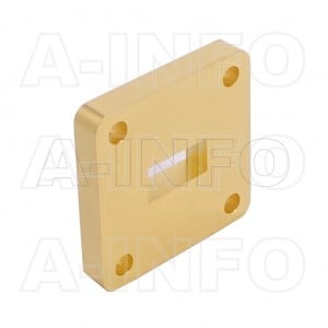 51WSPA14_Cu_PA WR51 Wavelength 1/4 Spacer(Shim) 15-22GHz with Rectangular Waveguide Interfaces 