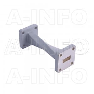 51WTA-70_Cu WR51 Rectangular Twist Waveguide 15-22GHz with Two Rectangular Waveguide Interfaces