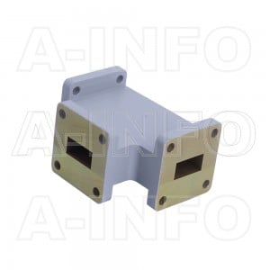 62WHT WR62 Waveguide H-Plane Tee 12.4-18GHz with Three Rectangular Waveguide Interfaces