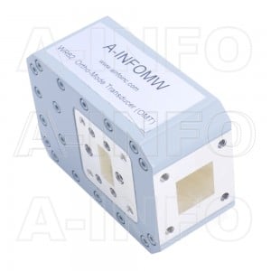 62WOMTS15.799-02 WR62 Waveguide Ortho-Mode Transducer(OMT) 12.4-18GHz 15.799mm(0.622inch) Square Waveguide Common Port